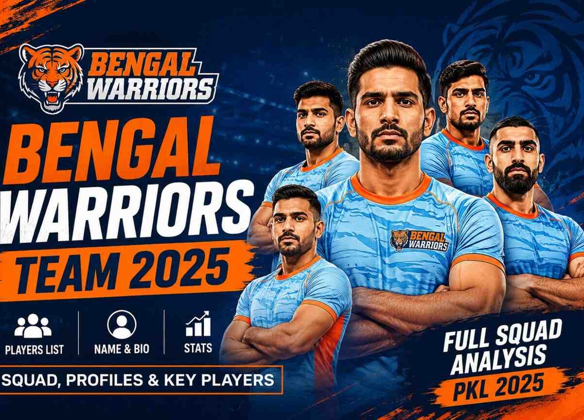 Bengal Warriors Team 2025 Players List, Name, Bio and Stats