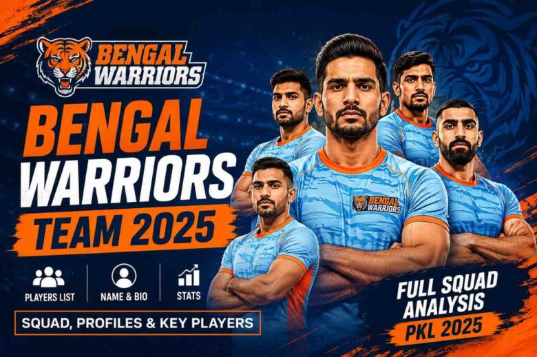 Bengal Warriors Team 2025 Players List, Name, Bio and Stats